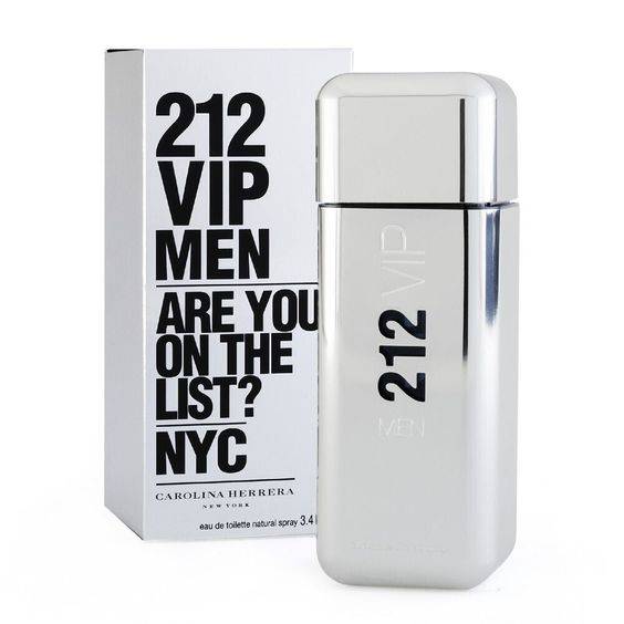 CAROLINA HERRERA 212 VIP MEN SILVER 100ML EDT